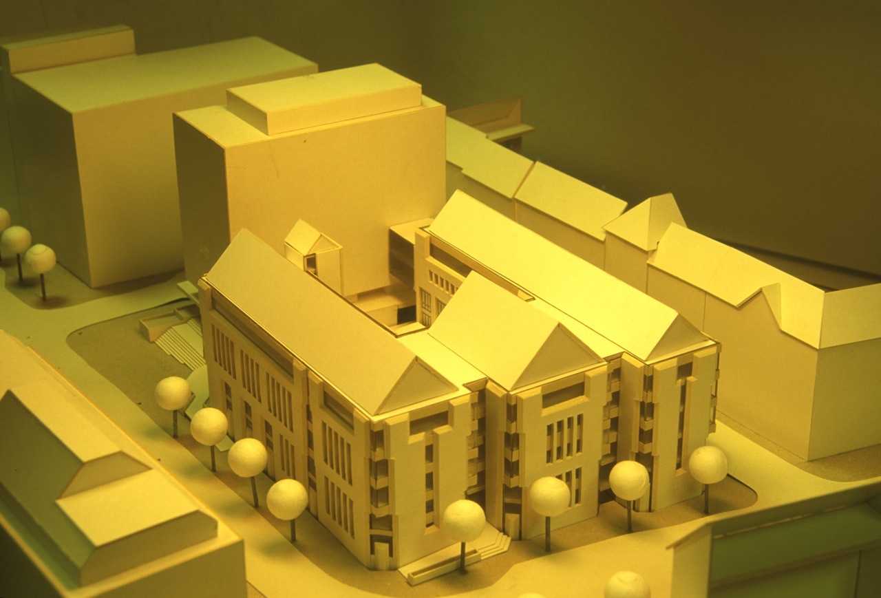 Modell av bygninger