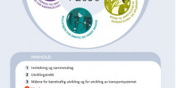 plakat for et effektivt, miljøvennlig og trygt transportsystem i 2050