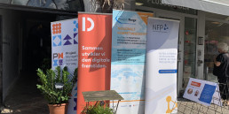 plakater for PMI, D, Prosjekt Norge og NFP